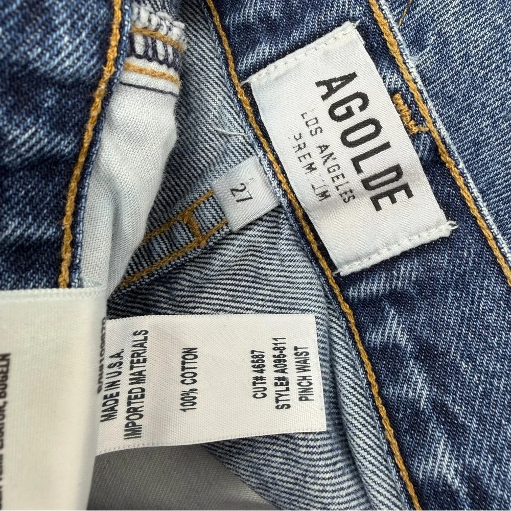 AGoldE Pinch Waist High Rise Kick - size 27 - Picture 4 of 8